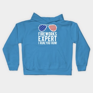 Fireworks Expert memorial day Kids Hoodie